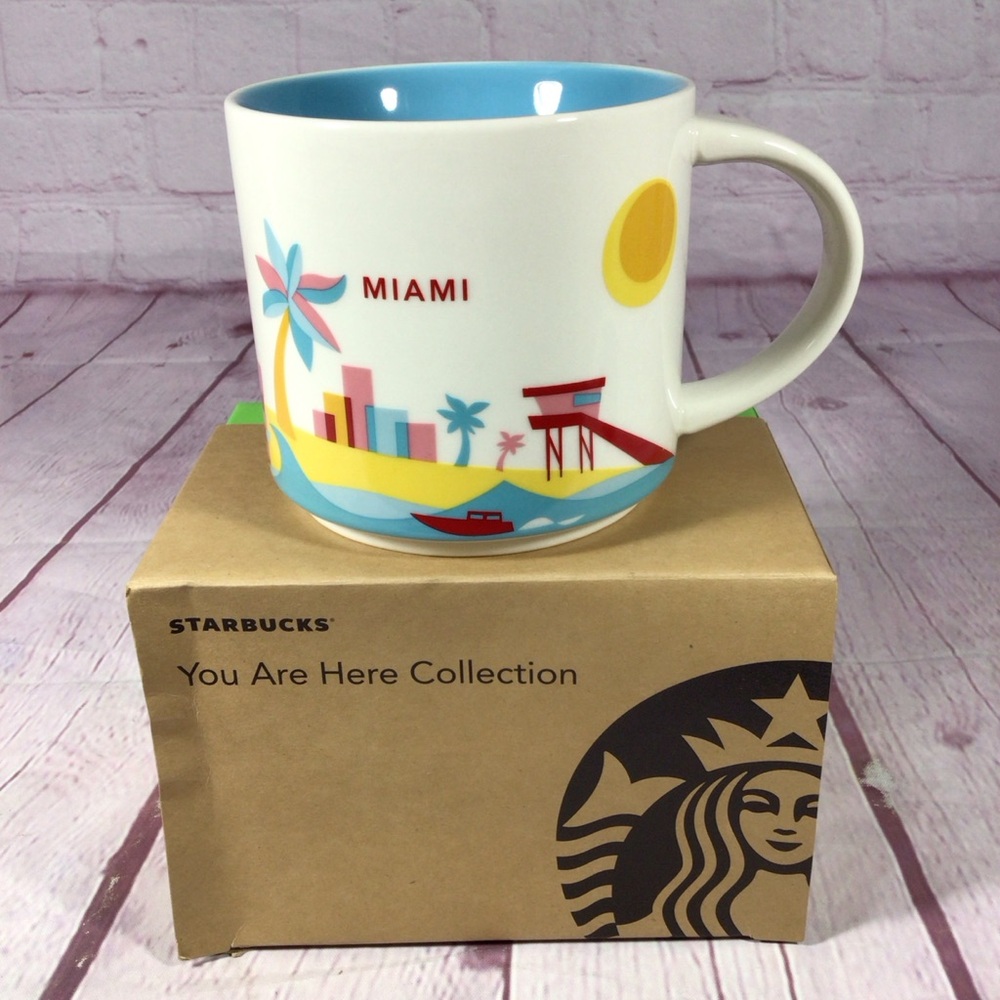 Starbucks You Are Here Collection Miami Mug - Picture 1 of 7